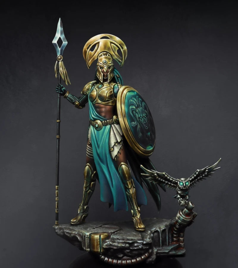 1/24 Ancient Athena Goddess of Justice, Resin Model Figure Kit, Unassembled and Unpainted