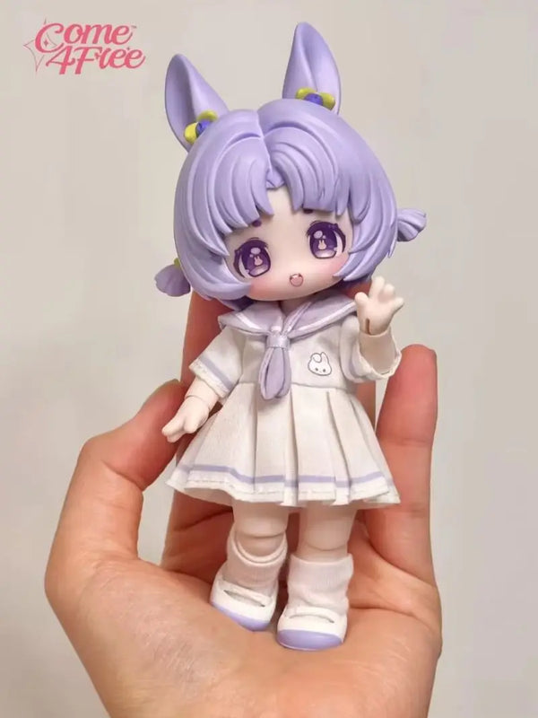 1/12 Chibi Dessert Series Blind Box, Resin Model Figure Kit, Anime Theme, Unassembled and Unpainted