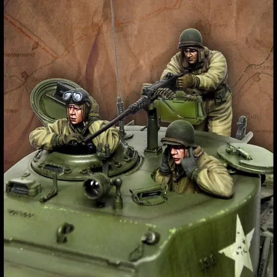 1/35 Modern Infantry Combat Squad, 5 Figures, Resin Model Figure Kit, Unassembled and Unpainted