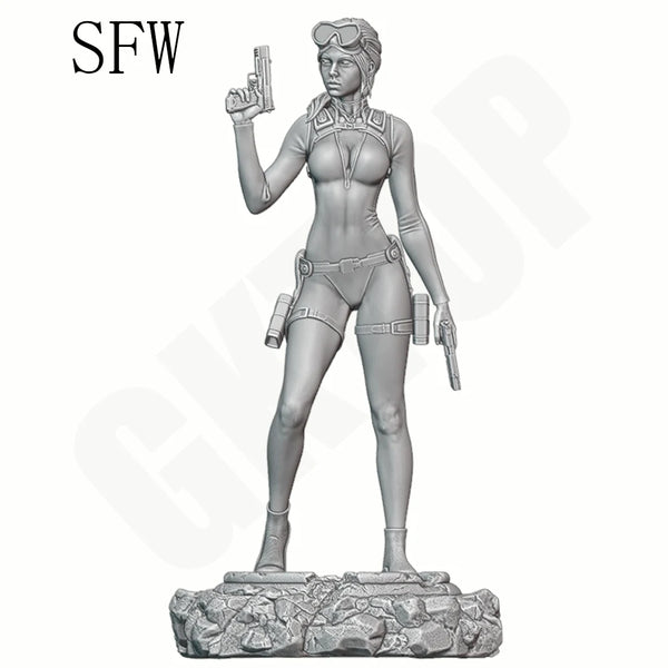 1/24 Modern Sci-Fi Tactical Explorer, Resin Model Figure Kit, Unassembled and Unpainted