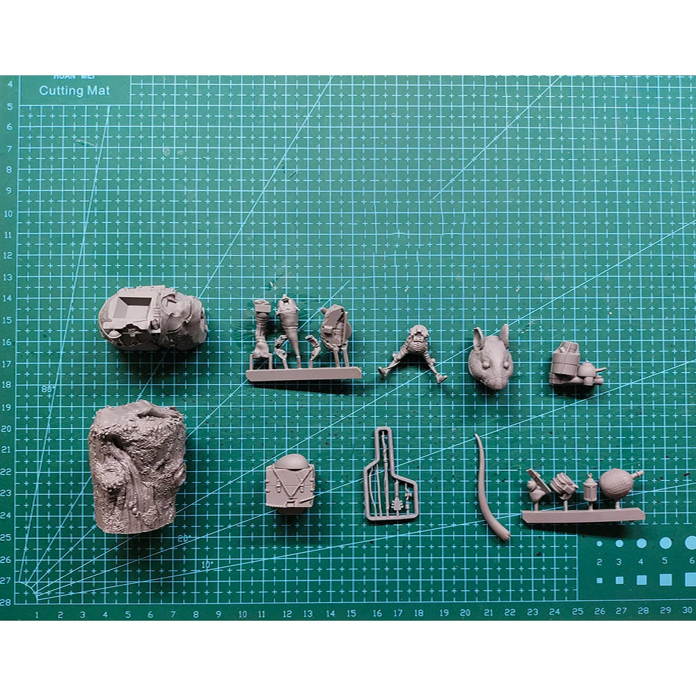 1/32 Gnome/Dwarf, Resin Model Bust Kit, Fantasy Theme, Unassembled and Unpainted