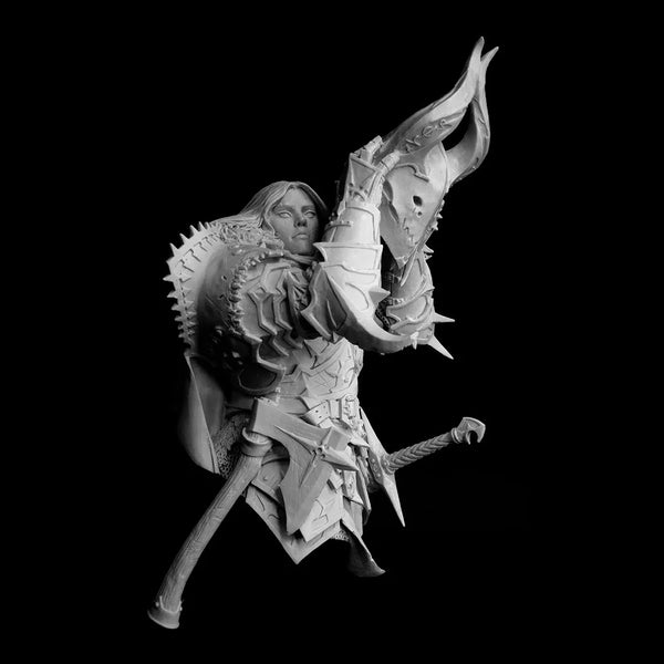 1/10 Paladin, Resin Model Bust Kit, Fantasy Theme, Unassembled and Unpainted
