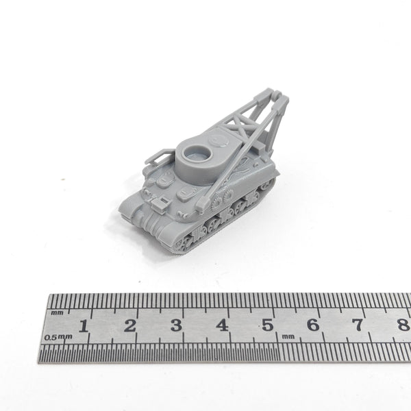 1/144 WWII M32 Tank Recovery Vehicle, Resin Model Vehicle Kit, Unassembled and Unpainted