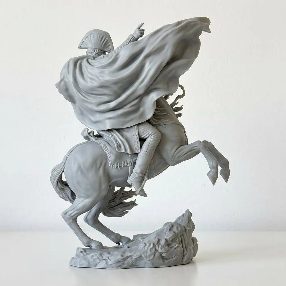 Napoleonic Napoleon Mounted, Resin Model Figure Kit, Unassembled and Unpainted