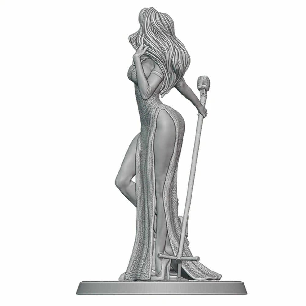1/24 Performer with Companions, 2 Figures, Resin Model Figure Kit, Unassembled and Unpainted