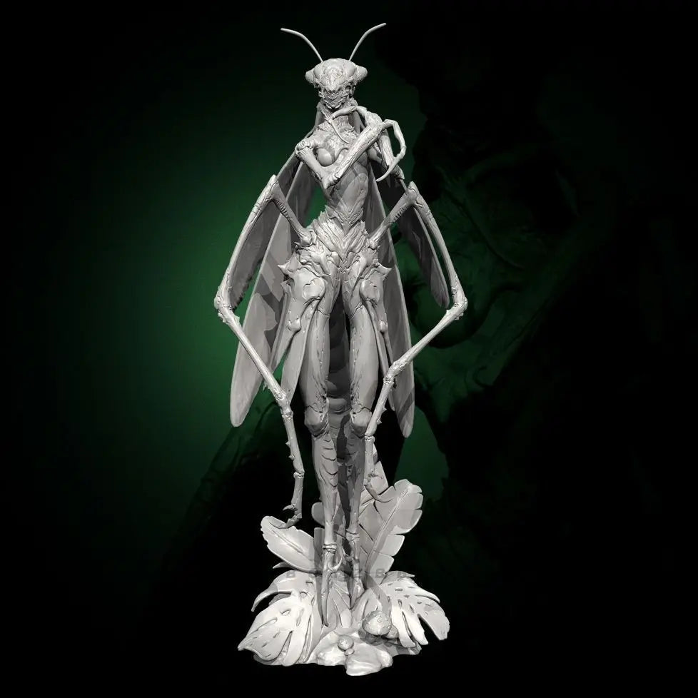 80mm Insect Queen, Resin Model Figure Kit, Wildlife Theme, Unassembled and Unpainted