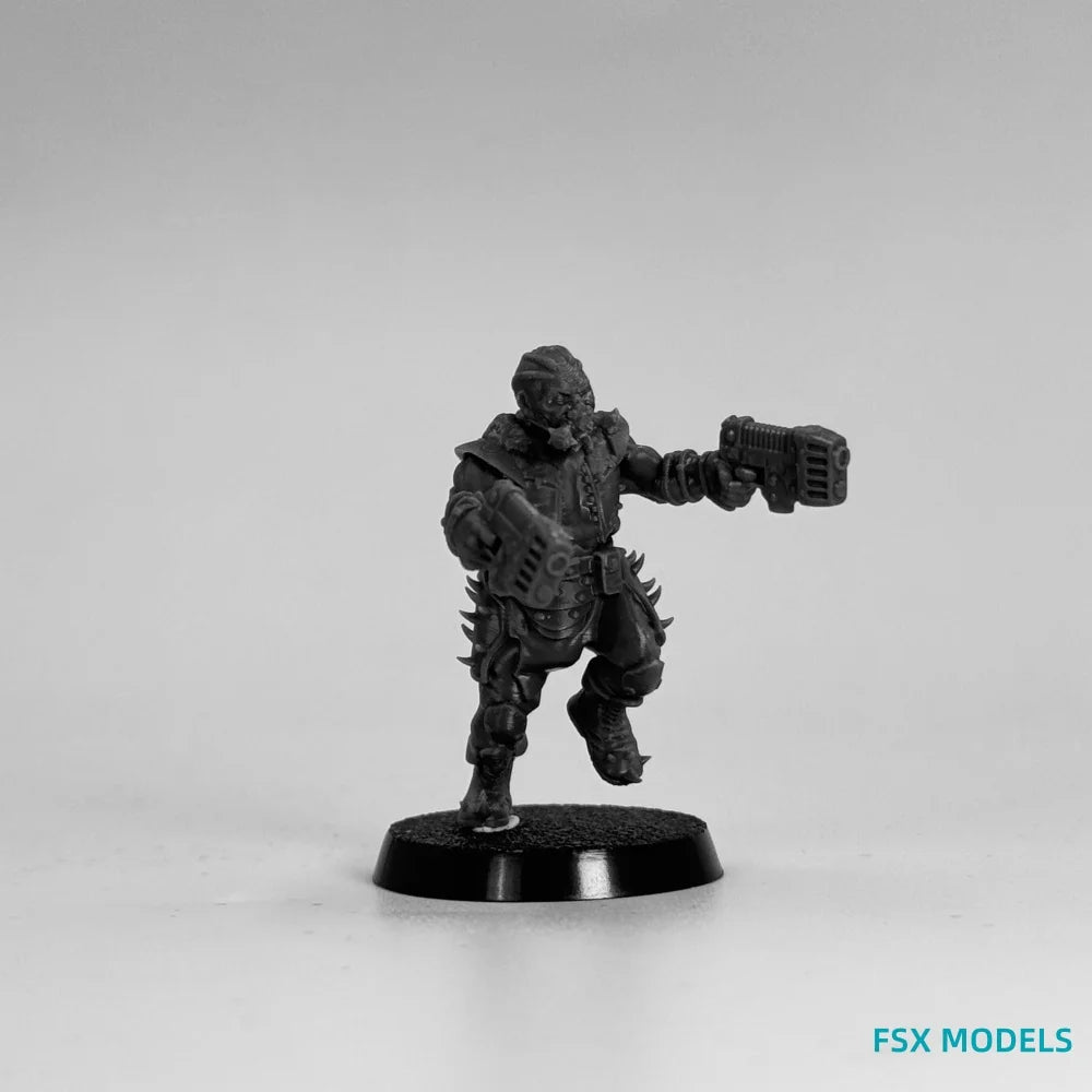 32mm Corrupted Guard Spikers, 10 Figures, Resin Model Figure Kit, Sci-Fi Theme, Unassembled and Unpainted