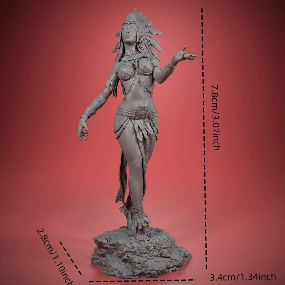78mm Goddess, Resin Model Figure Kit, Fantasy Theme, Unassembled and Unpainted