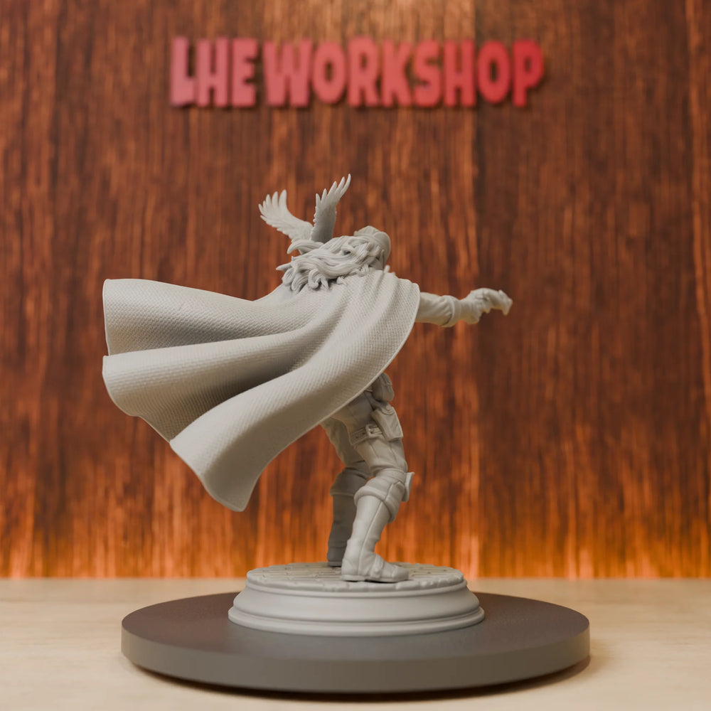 75mm Blind Arcane Gunslinger, Resin Model Figure Kit, Fantasy Theme, Unassembled and Unpainted