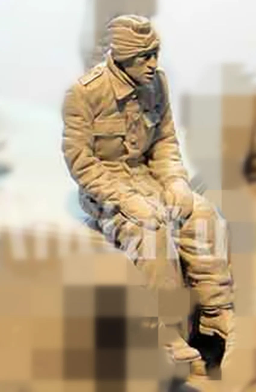1/16 WWII Military Soldiers, 5 Figures, Resin Model Figure Kit, Unassembled and Unpainted