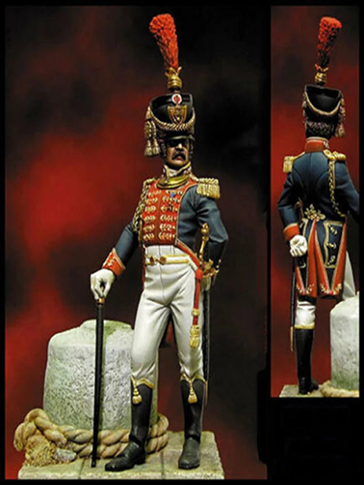 1/32 Ancient Imperial Officer, Resin Model Figure Kit, Unassembled and Unpainted