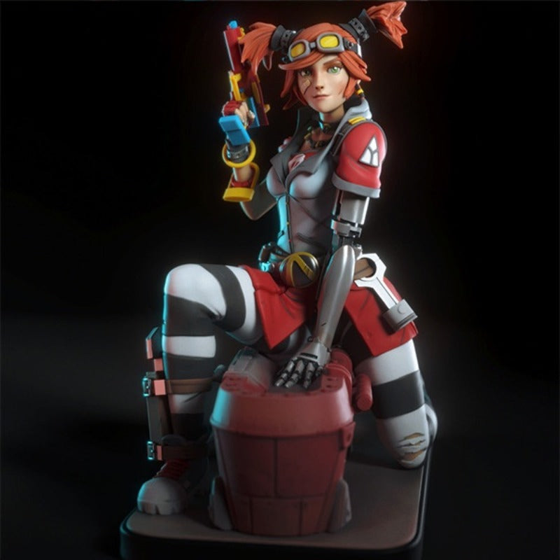 1/24 Sci-Fi Character with Tactical Gear, Resin Model Figure Kit, Anime Theme, Unassembled and Unpainted