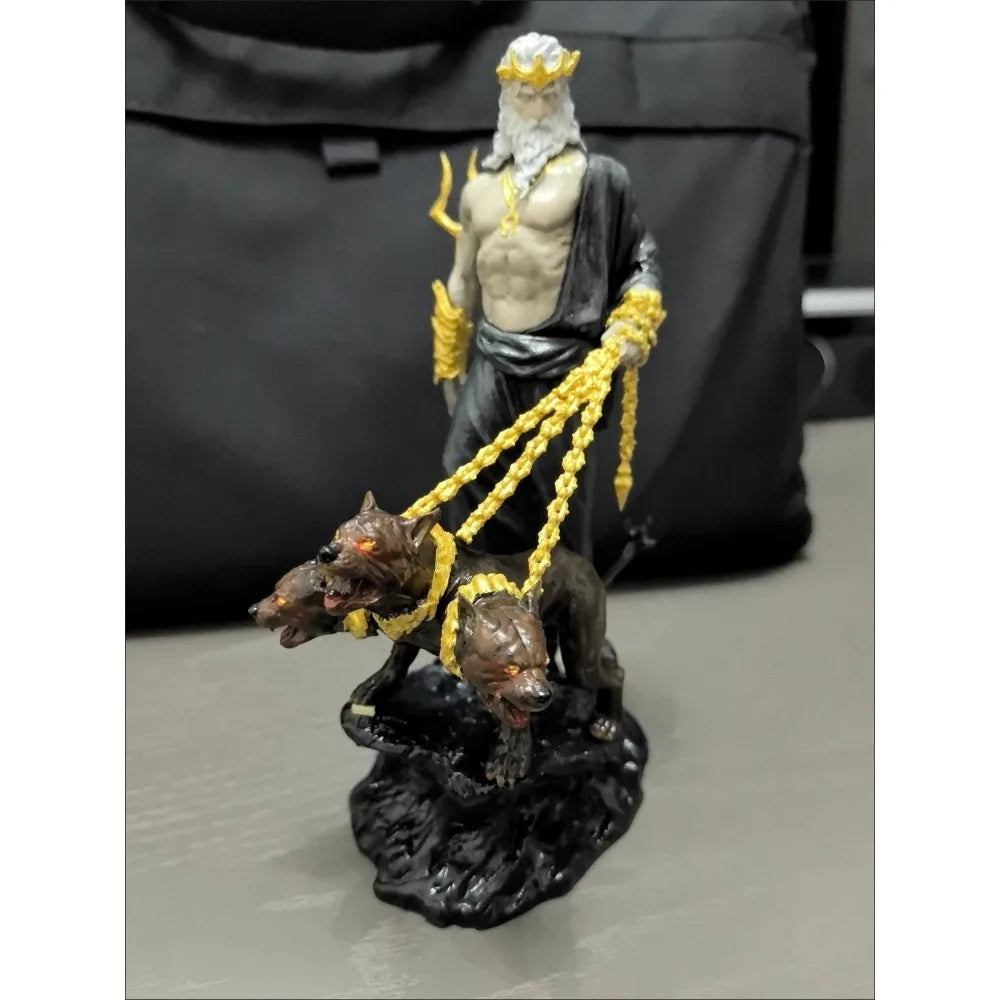 Ancient Hades & Hellhound Companions, 2 Figures, Resin Model Figure Kit, Unassembled and Unpainted