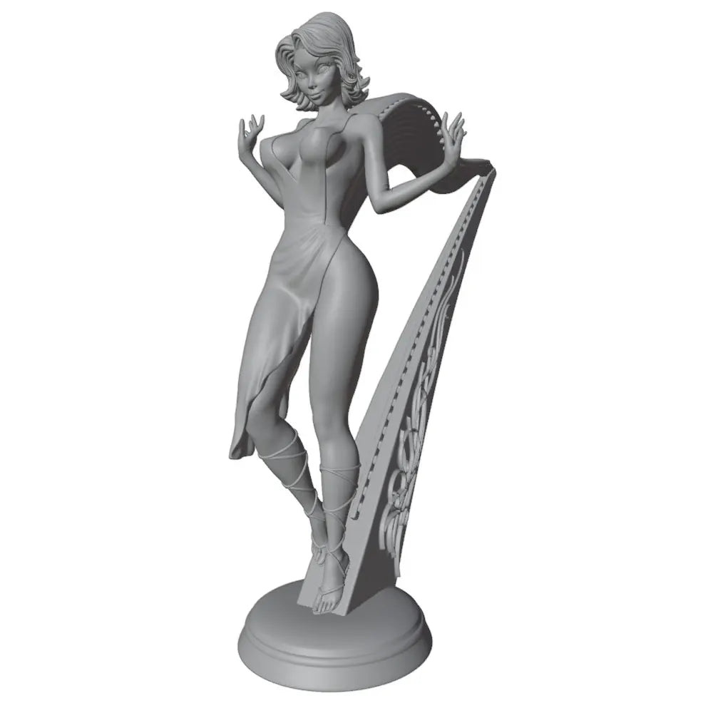 75mm Pinup Female, 5 Figures, Resin Model Figure Kit, Unassembled and Unpainted