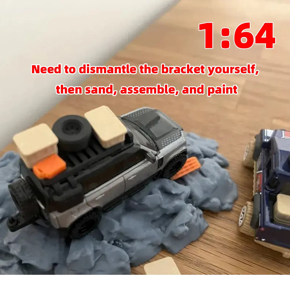 1/64 Modern Off-Road Vehicle, Resin Model Diorama Kit, Unassembled and Unpainted