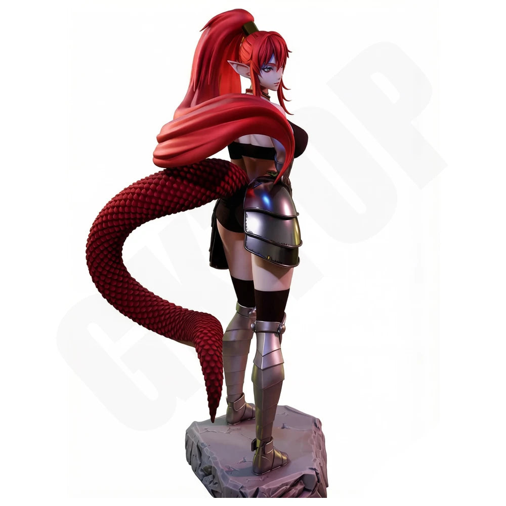 1/24 Armored Demon Females, 2 Figures, Resin Model Figure Kit, Fantasy Theme, Unassembled and Unpainted