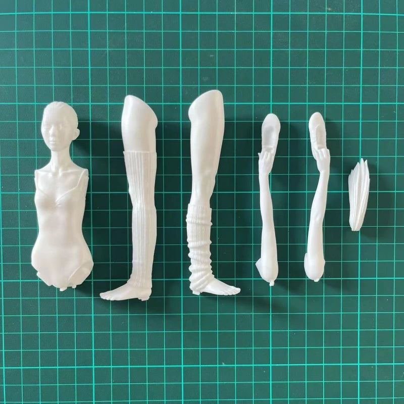 1/8 Female in Leotard, Resin Model Figure Kit, Unassembled and Unpainted