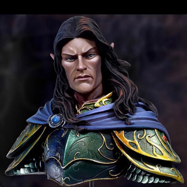 1/10 Ithandir the Blade of Eternity, Resin Model Bust Kit, Fantasy Theme, Unassembled and Unpainted