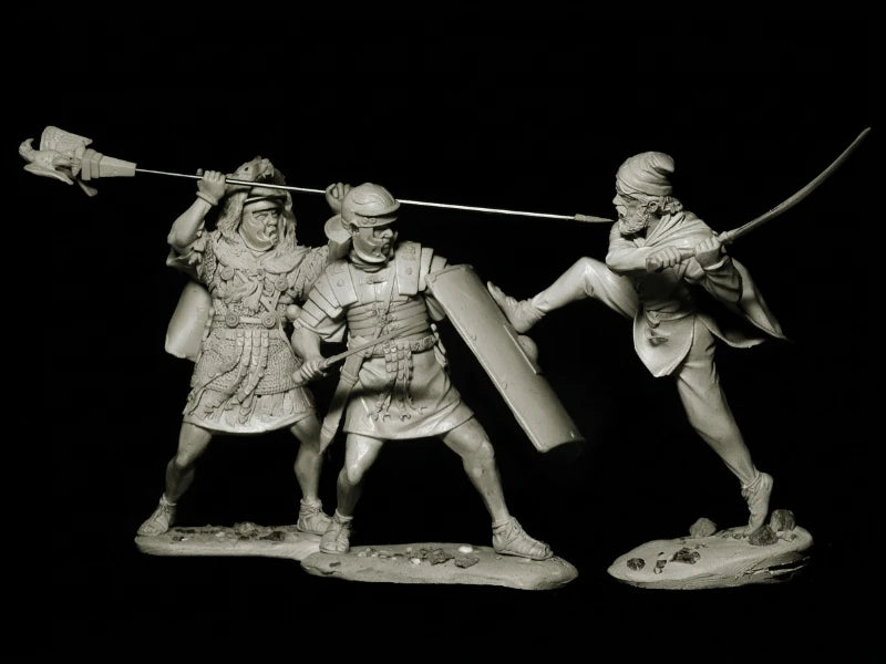 75mm Ancient Roman Legionnaires, 6 Figures, Resin Model Figure Kit, Unassembled and Unpainted