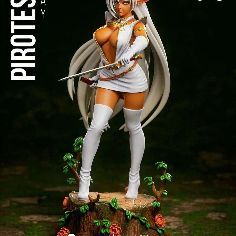 Elven Warrior, Resin Model Figure Kit, Fantasy Theme, Unassembled and Unpainted
