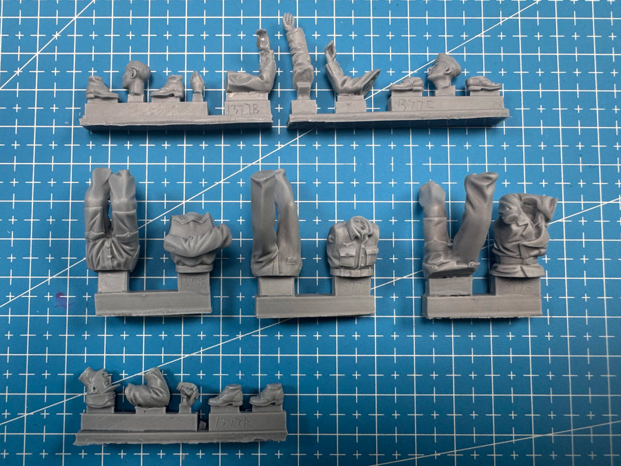 1:35 Cast Resin Model Assembly Kit, GK, Rescue Scene, Unpainted