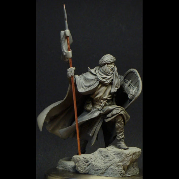 1/24 Warrior Knight, Resin Model Figure Kit, Fantasy Theme, Unassembled and Unpainted