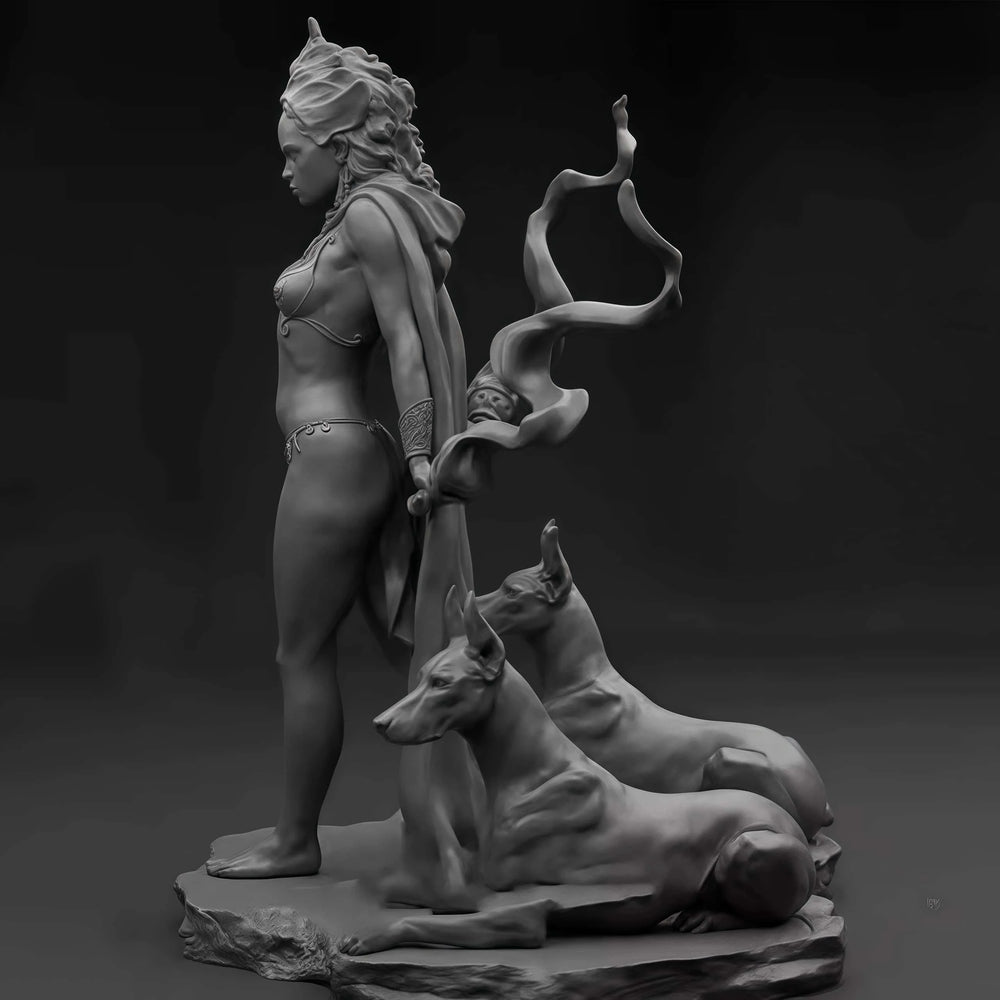 1/24 Goddess, Resin Model Figure Kit, Fantasy Theme, Unassembled and Unpainted