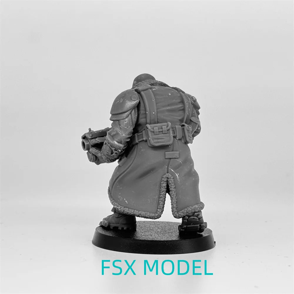 32mm Mutant Warriors, 10 Figures, Resin Model Figure Kit, Sci-Fi Theme, Unassembled and Unpainted