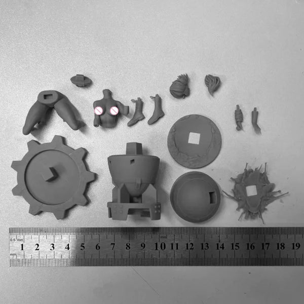 1/24 Radiation Luxi, Resin Model Figure Kit, Fantasy Theme, Unassembled and Unpainted