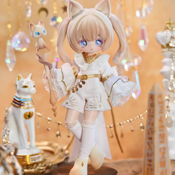 Chibi BJD, Resin Model Figure Kit, Anime Theme, Unassembled and Unpainted