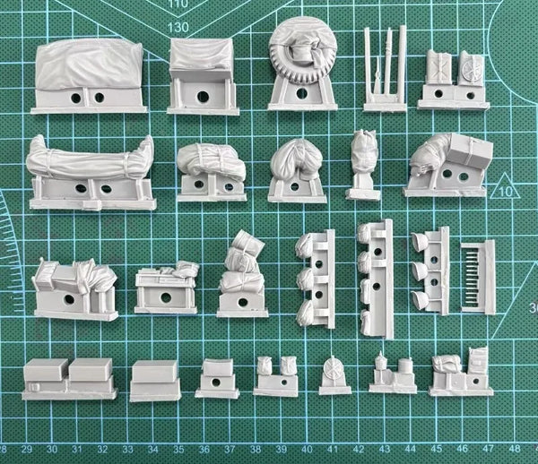 1/35 WWII US Military Jeep WC-56/57, Resin Model Vehicle Kit, Unassembled and Unpainted
