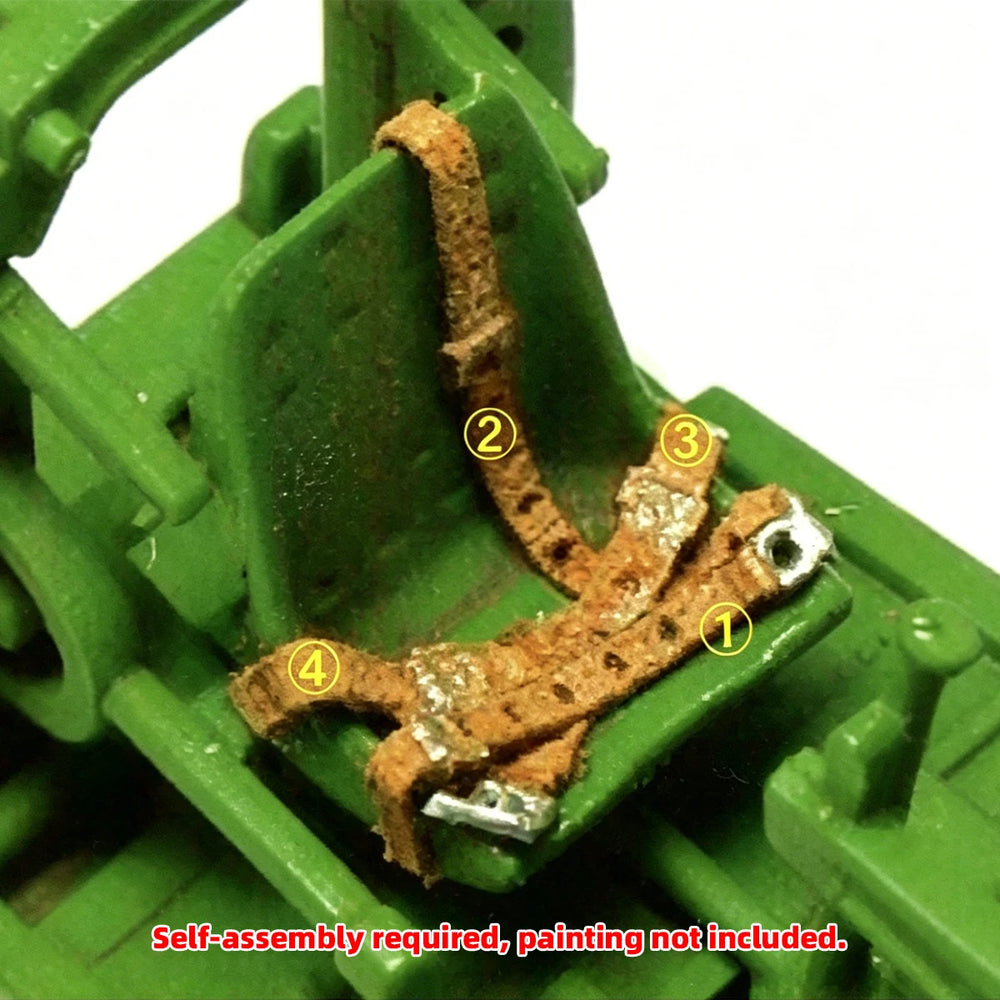 1/32 WWII Japanese Aircraft Pilot Seat, Resin Model Accessory Kit, Unpainted