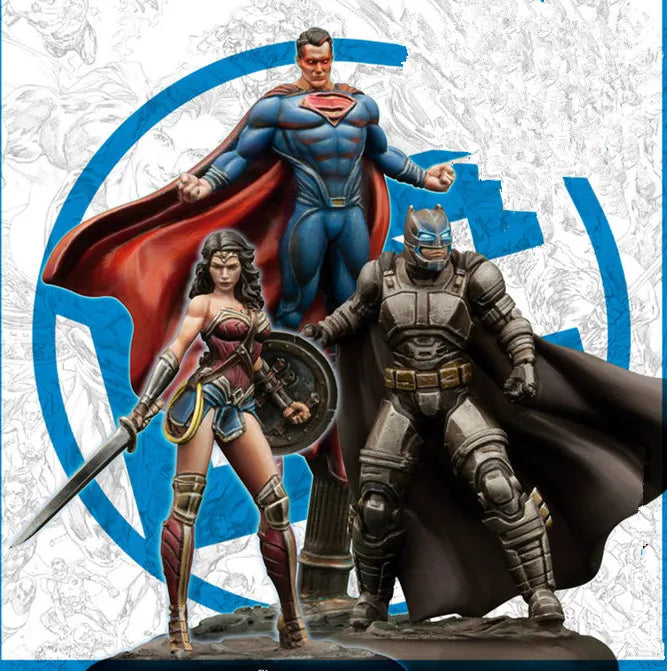 35mm Heroes Set, 3 Figures, Resin Model Figure Kit, Fantasy Theme, Unassembled and Unpainted