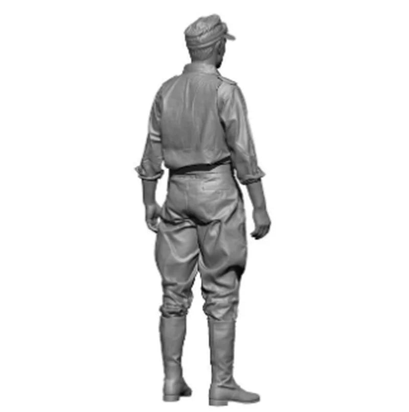 1/35 WWII German DAK Officer, Resin Model Figure Kit, Unassembled and Unpainted
