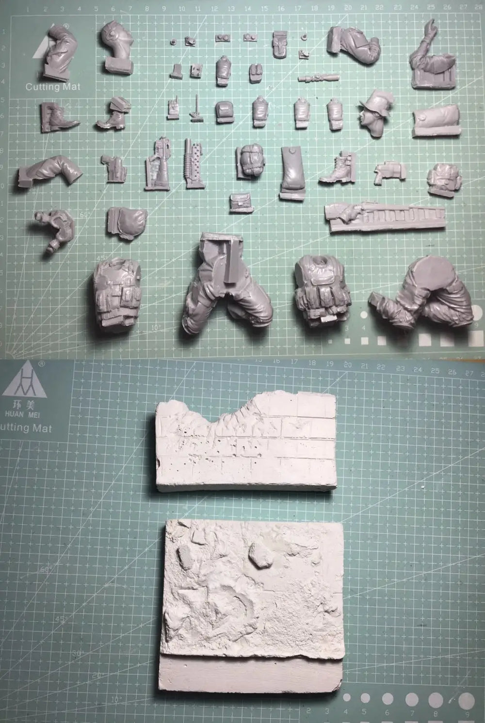 1/16 Modern Military Combat, 5 Figures, Resin Model Figure Kit, Unassembled and Unpainted