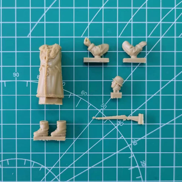 1/35 WWI German Sentry, Resin Model Figure Kit, Unassembled and Unpainted