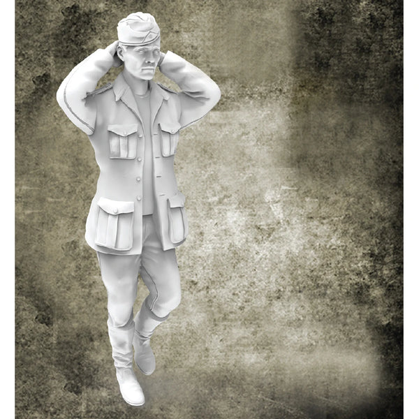 1/35 Modern Prisoner Soldier, Resin Model Figure Kit, Unassembled and Unpainted