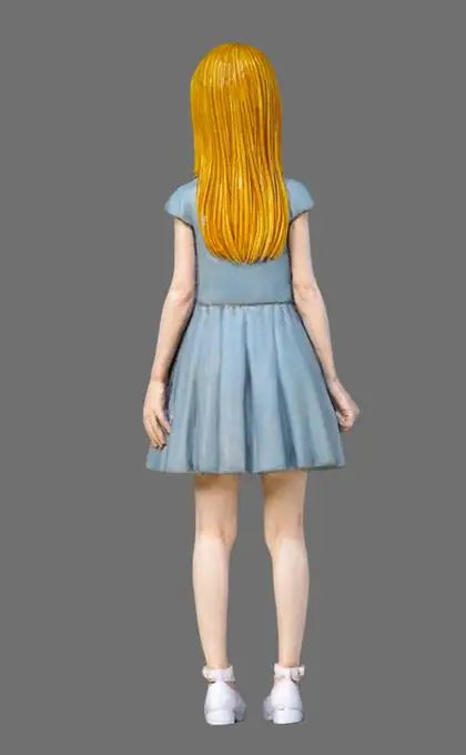 1/35 School Girl, Resin Model Figure Kit, Anime Theme, Unassembled and Unpainted