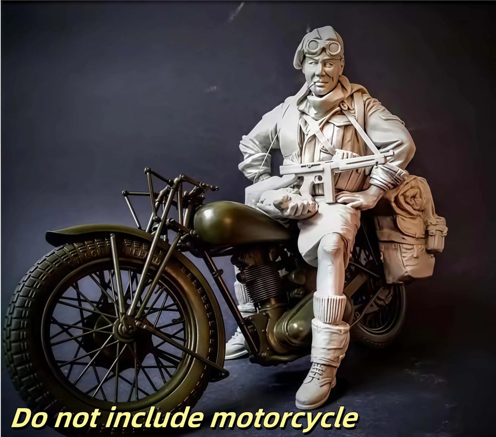 1/9 WWI Soldier with Rifle, Resin Model Figure Kit, Unassembled and Unpainted