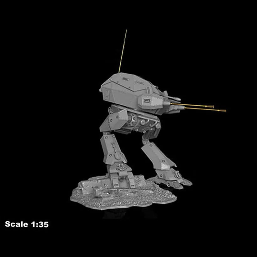 1/35 Mecha Combat Suit, Resin Model Mecha Kit, Sci-Fi Theme, Unassembled and Unpainted