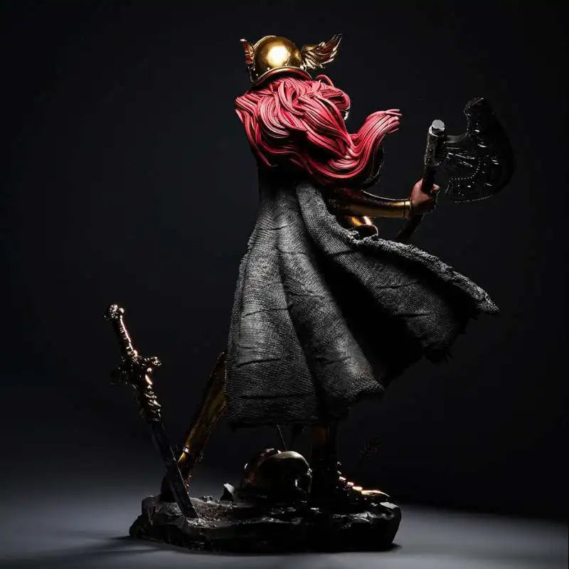 50mm Female Knight, Resin Model Figure Kit, Fantasy Theme, Unassembled and Unpainted