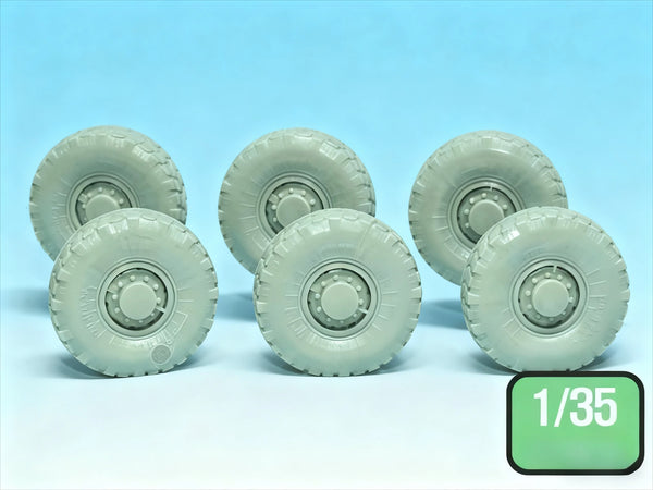 1/35 Modern French VAB Armored Vehicle Tires, Resin Model Accessory Kit, Unpainted