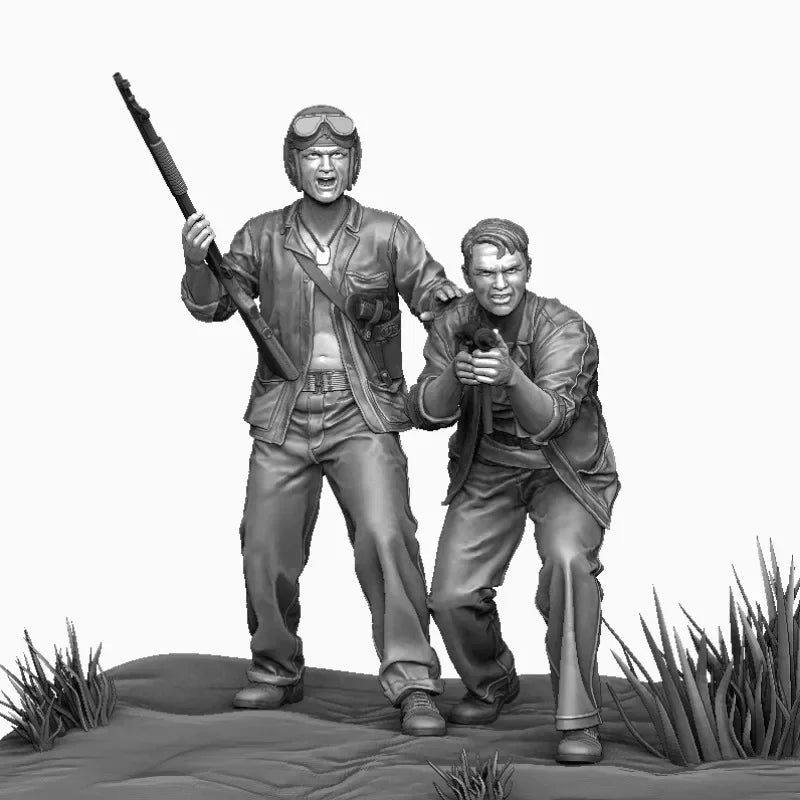 1/35 Modern USMC Close Combat Team, 6 Figures, Resin Model Figure Kit, Unassembled and Unpainted