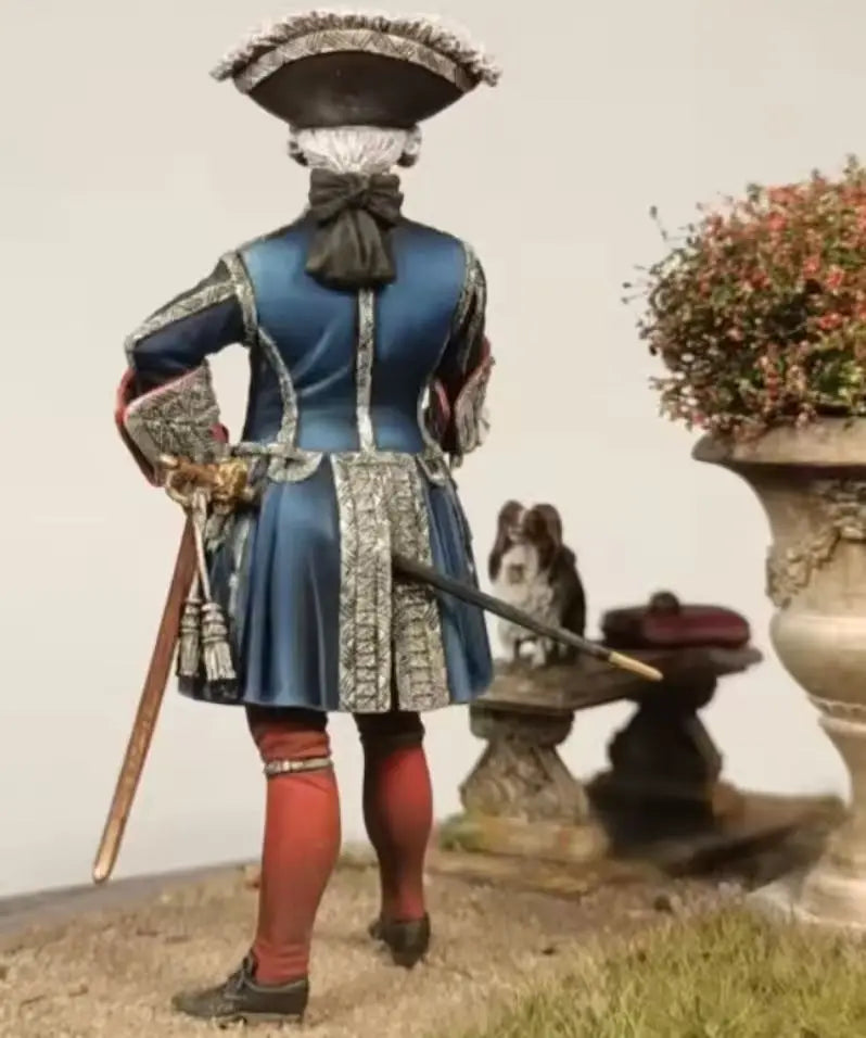1/35 Napoleonic French Officer, Resin Model Figure Kit, Unassembled and Unpainted