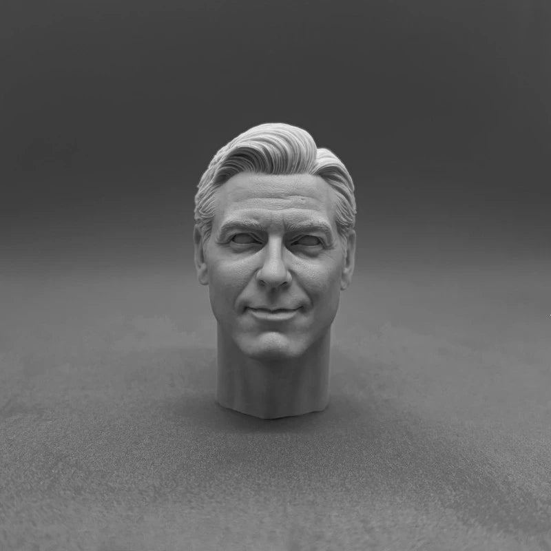1/6 European-American Male Head, 27 Figures, Resin Model Bust Kit, Historical Theme, Unassembled and Unpainted