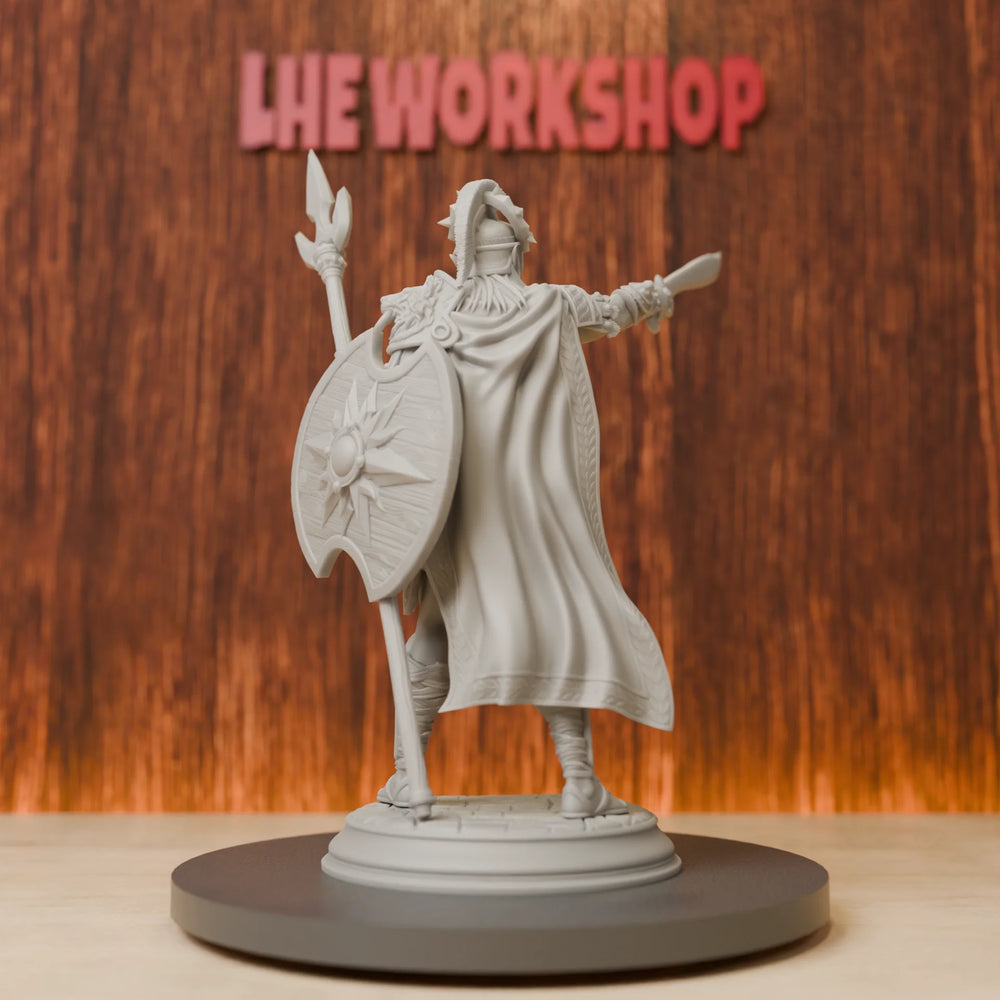 75mm Sun Elf Gladiator, Resin Model Figure Kit, Fantasy Theme, Unassembled and Unpainted