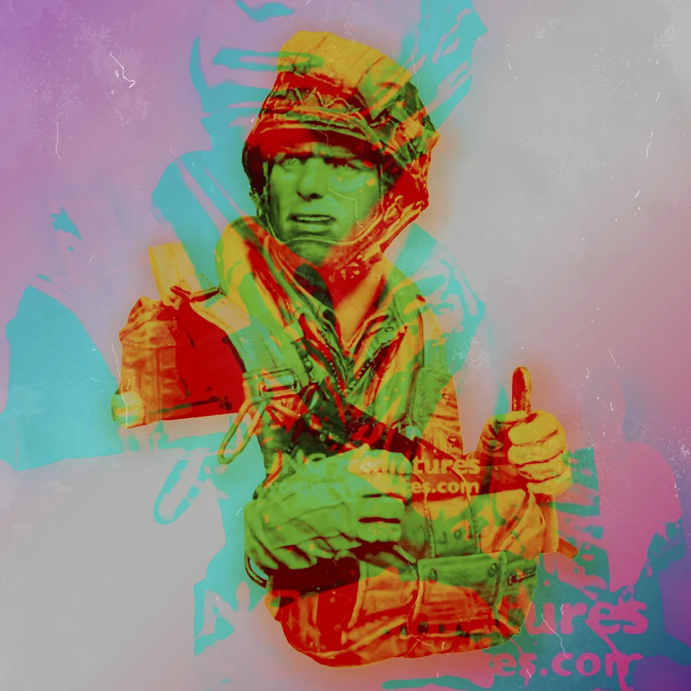 1/10 Modern Combat Infantryman with Rifle, Resin Model Bust Kit, Unassembled and Unpainted