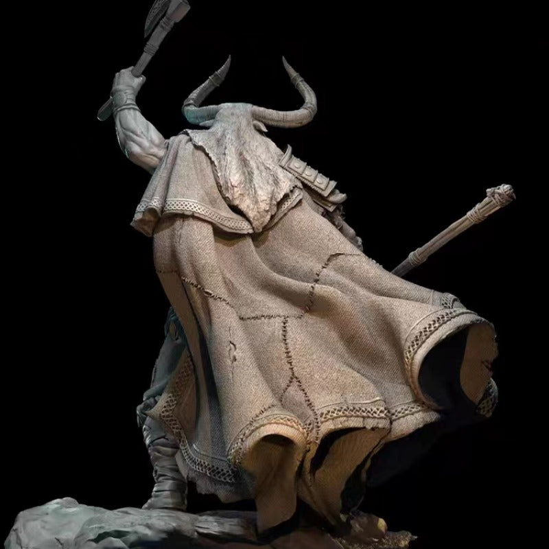1/24 Medieval Viking God of War, Resin Model Figure Kit, Unassembled and Unpainted
