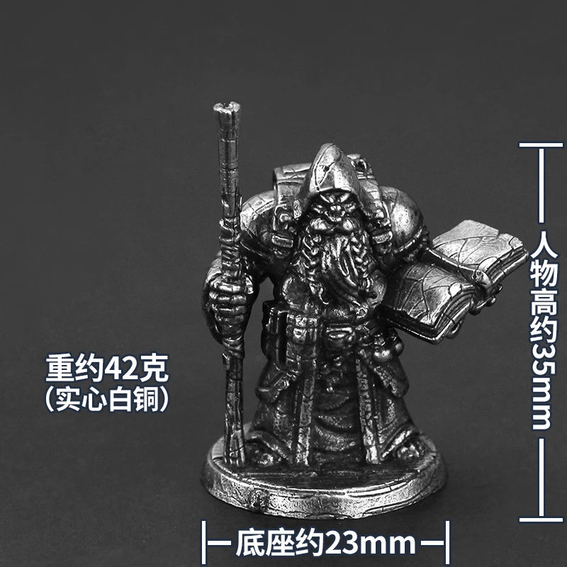 35mm Rat Man Swordsman Elf & Orc, 4 Figures, Resin Model Figure Kit, Fantasy Theme, Unassembled and Unpainted