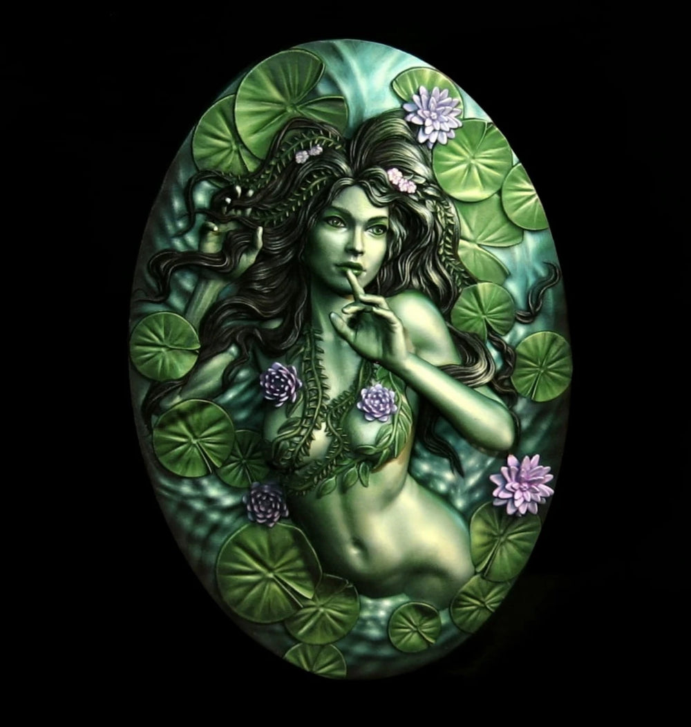 Maiden, Resin Model Bust Kit, Fantasy Theme, Unassembled and Unpainted
